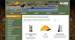 Desktop Screenshot of huntingshootingcampingsupplies.com